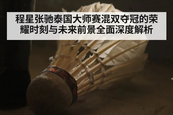 程星张驰泰国大师赛混双夺冠的荣耀时刻与未来前景全面深度解析